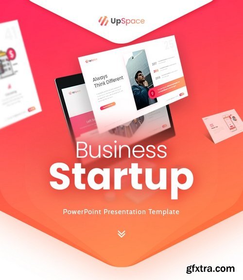 Graphicriver - UpSpace Business Startup PowerPoint Presentation Template 22136825