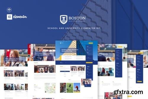 ThemeForest - Boston v1.0.0 - School & University Elementor Template Kit - 33248504