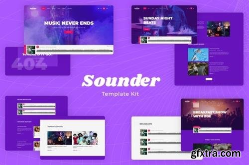 ThemeForest - Sounder v1.0.0 - Online Internet Radio Station Template Kit - 33140121