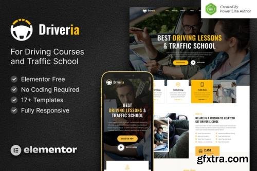 ThemeForest - Driveria v1.0.0 - Driving Course & Traffic School Elementor Template Kit - 33269394