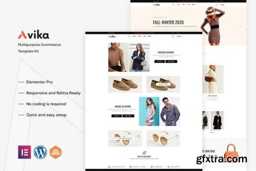 ThemeForest - Avika v1.0.0 - Multipurpose eCommerce Elementor Pro Template Kit - 33173027