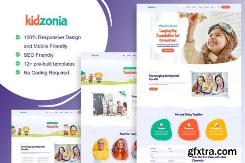 ThemeForest - Kidzonia v1.0.0 - Kindergarten Child Care Elementor Template Kit - 33282814