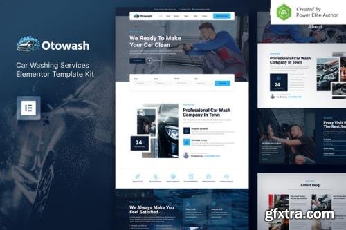 ThemeForest - Otowash v1.0.0 - Car Washing & Cleaning Services Elementor Template Kit - 33283367