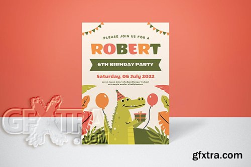 Kids Birthday Invitation Y24FNRE