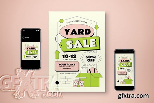 Yard Sale Flyer Set 6DQC5AG