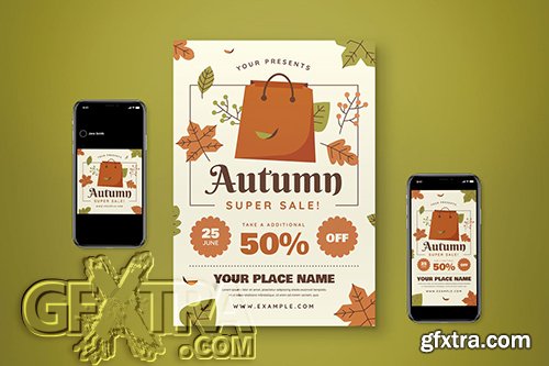 Autumn Sale Flyer Set DXCRLF5