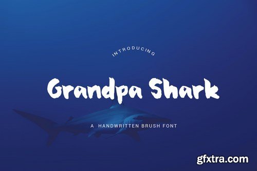 Grandpa Shark - Handwritten Brush Font