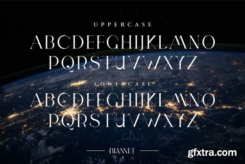 BLANNET Ligature Serif Typeface