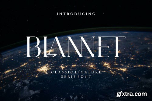 BLANNET Ligature Serif Typeface