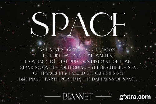 BLANNET Ligature Serif Typeface