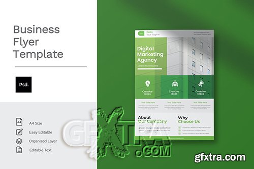 Business - Flyer Template Vol.54 C7Q8S6Q