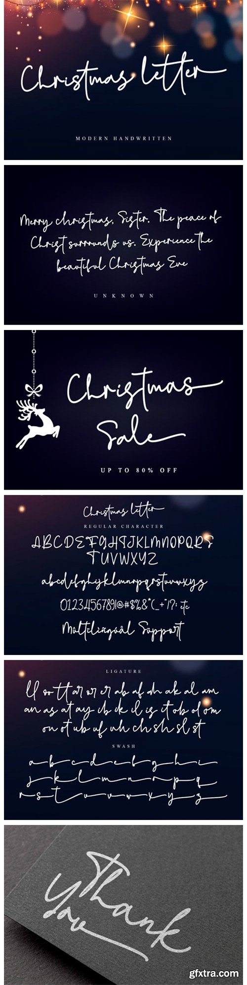 Christmas Letter Font