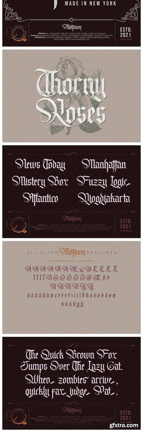 Midtown Font