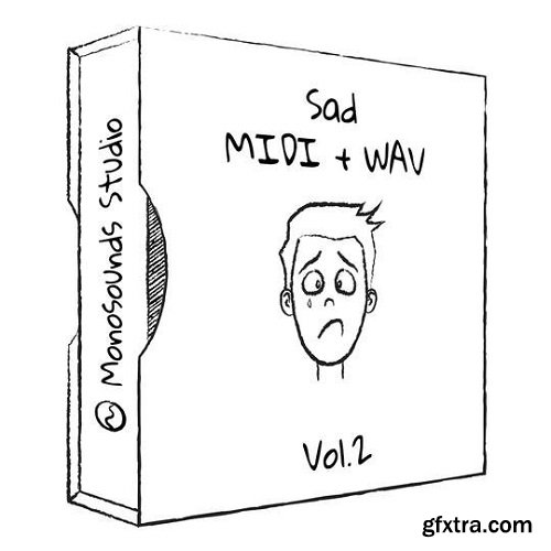 Monosounds Sad MIDI Melodies Vol.2 & Suicide Music Loops Collection WAV MiDi