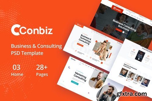 Conbiz - Consultancy & Business PSD Template