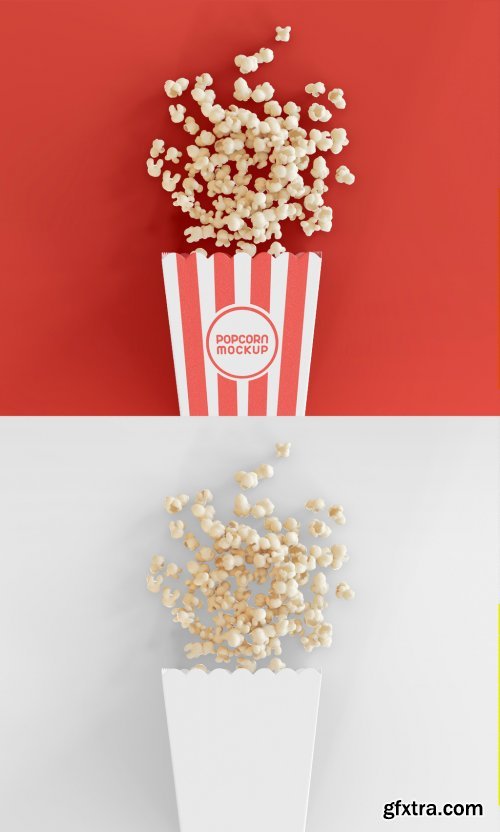 Cinema Popcorn Mockup