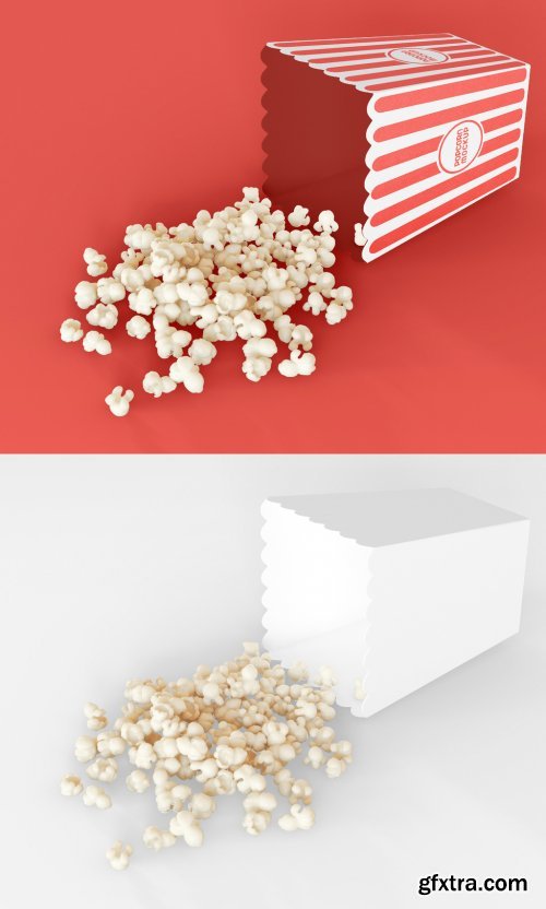 Cinema Popcorn Mockup