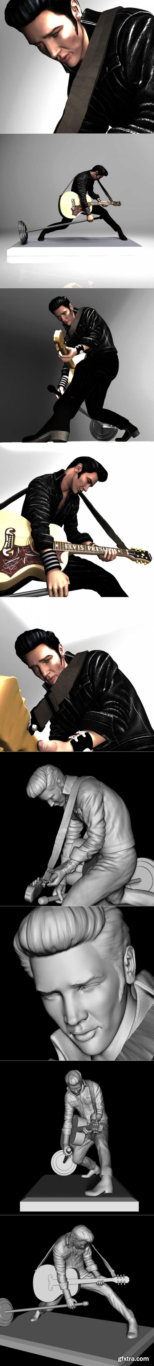 Elvis Presley – 3D Print Model