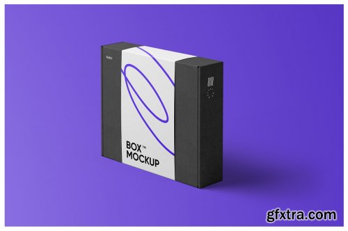 CreativeMarket - Box Mockup Bundle - Mailing Box 6264133