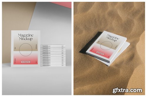 CreativeMarket - Magazine Mockups Vol.1 6264182