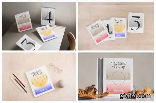 CreativeMarket - Magazine Mockups Vol.1 6264182