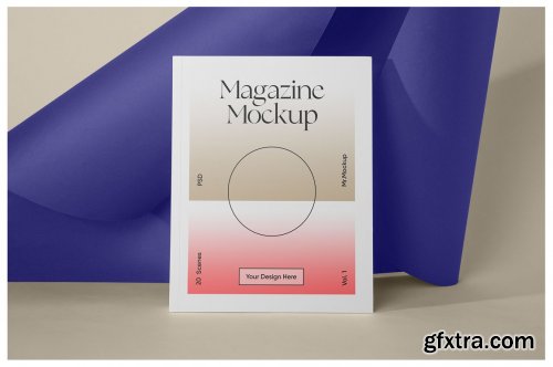 CreativeMarket - Magazine Mockups Vol.1 6264182