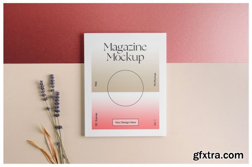 CreativeMarket - Magazine Mockups Vol.1 6264182