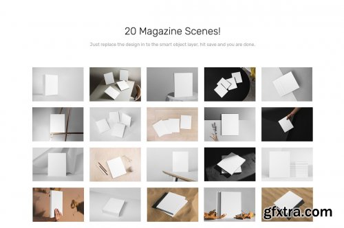 CreativeMarket - Magazine Mockups Vol.1 6264182