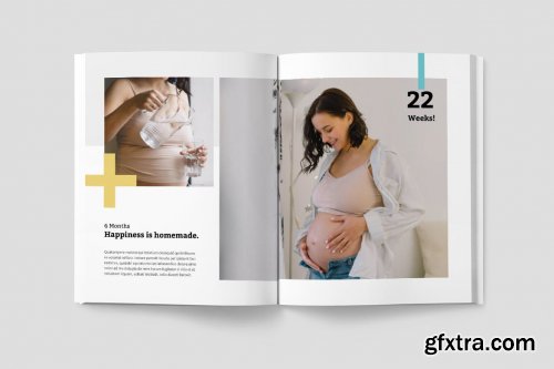 Pregnancy Photo Book Template