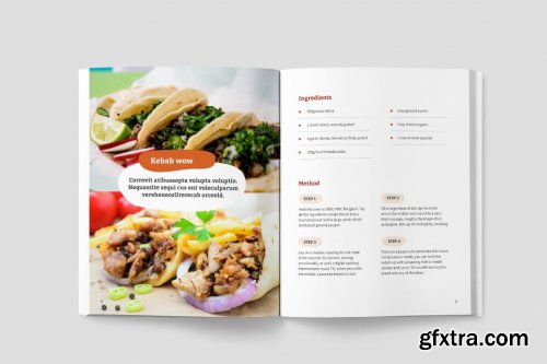 Summer Recipe Book Template