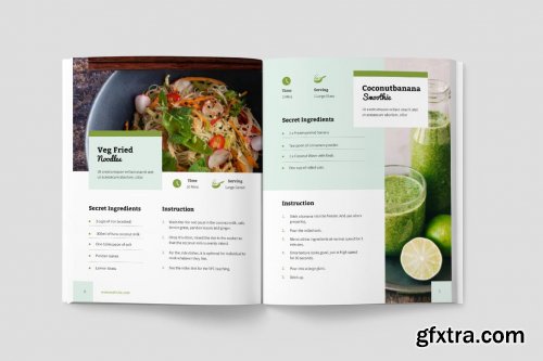 Healthy Recipe Book Template