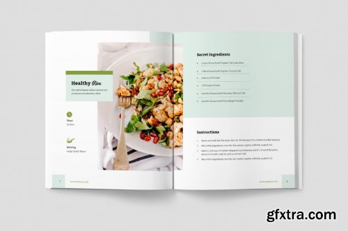 Healthy Recipe Book Template