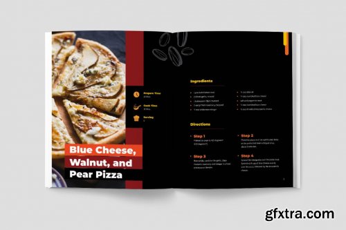 Pizza Cookbook / Recipe Book Template