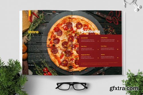 Pizza Cookbook / Recipe Book Template