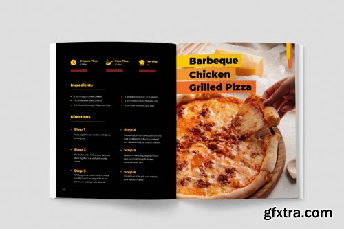 Pizza Cookbook / Recipe Book Template