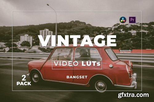  Bangset Vintage Pack 2 Video LUTs