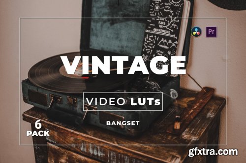 Bangset Vintage Pack 6 Video LUTs