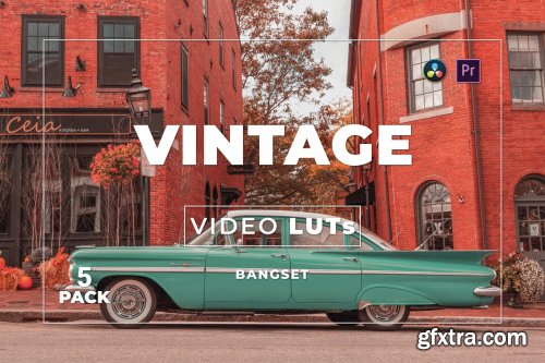 Bangset Vintage Pack 5 Video LUTs