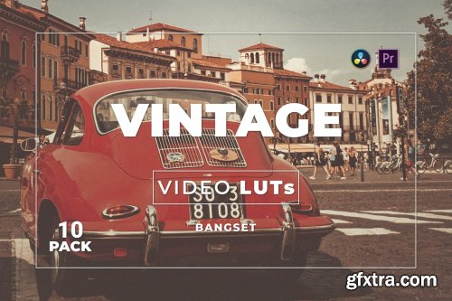 Bangset Vintage Pack 10 Video LUTs