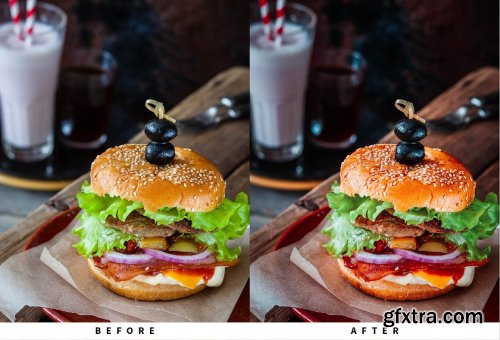 CreativeMarket - 10 Food Lightroom Presets 5808541