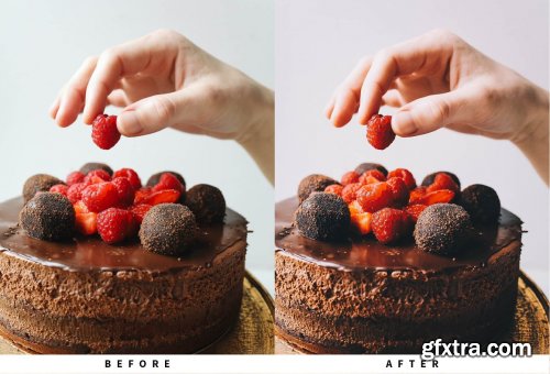 CreativeMarket - 10 Food Lightroom Presets 5808541