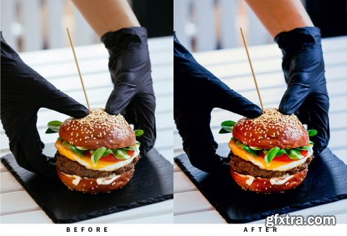 CreativeMarket - 10 Food Lightroom Presets 5808539