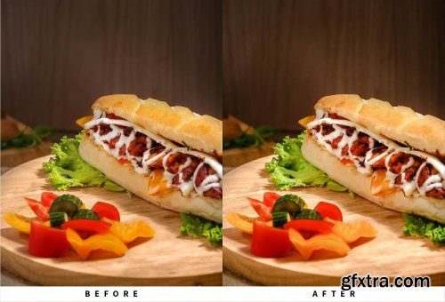 CreativeMarket - 10 Food Lightroom Presets 5808540