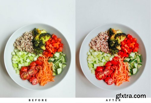 CreativeMarket - 10 Food Lightroom Presets 5808540