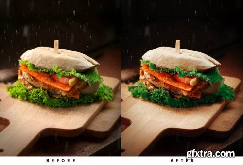 CreativeMarket - 10 Food Lightroom Presets 5808540