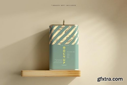 Aluminum oil can mockup 2