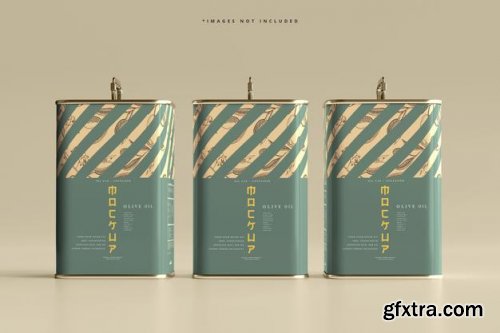 Aluminum oil can mockup 2