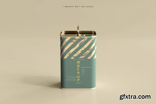 Aluminum oil can mockup 2