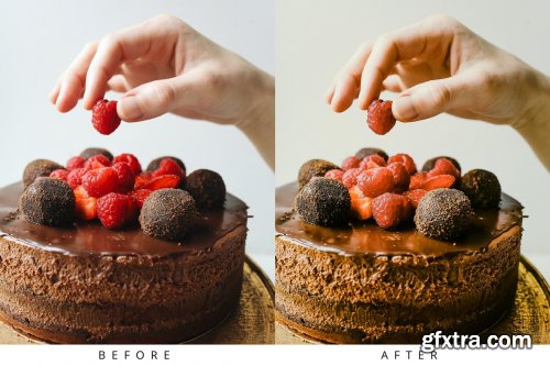 CreativeMarket - 10 Food Lightroom Presets 5386470