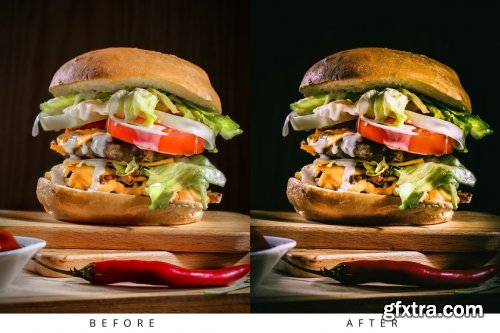 CreativeMarket - 10 Food Lightroom Presets 5386471